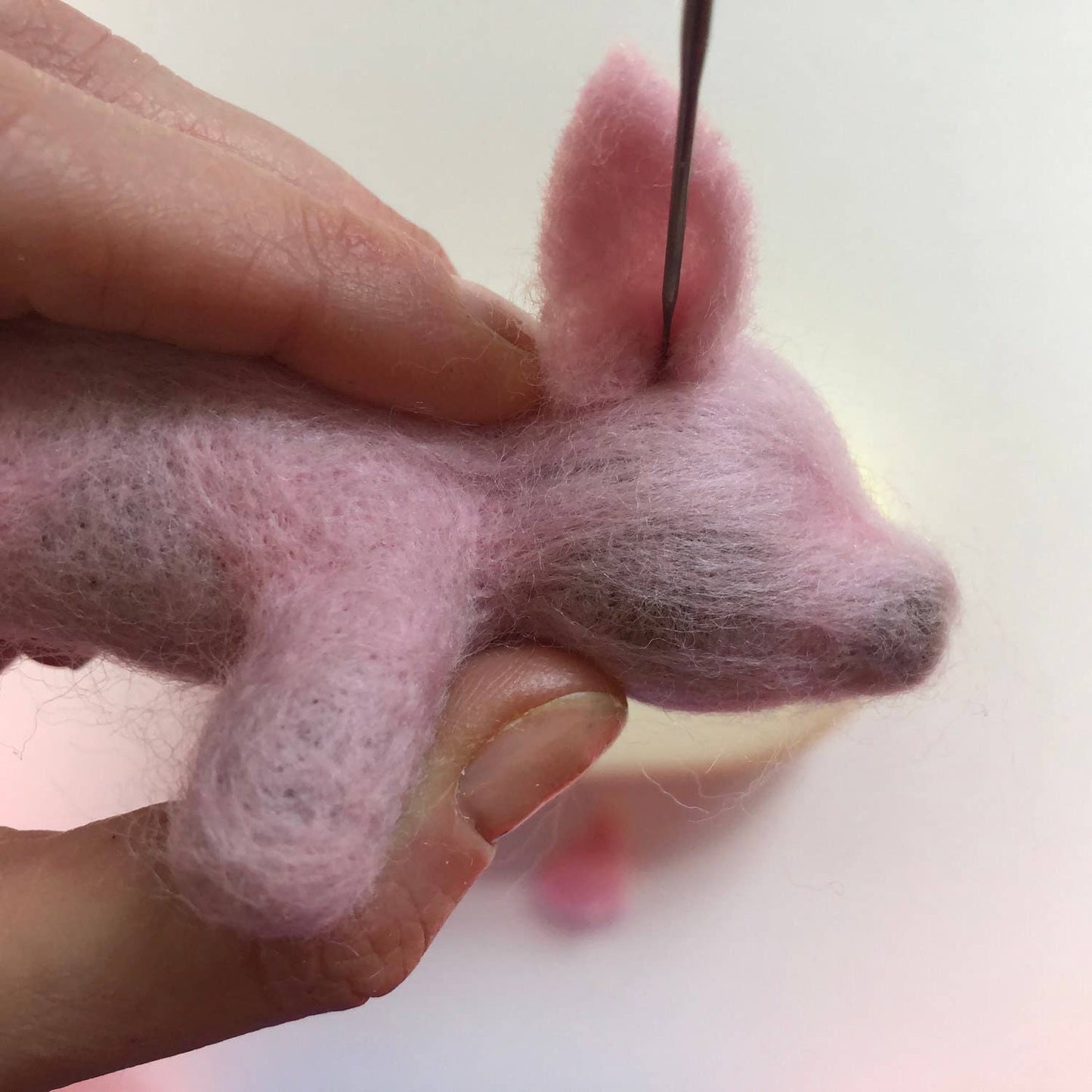Mini Piglet Needle Felting Kit