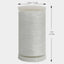 Darnn Polyester Sewing Thread White, All Purpose Thread