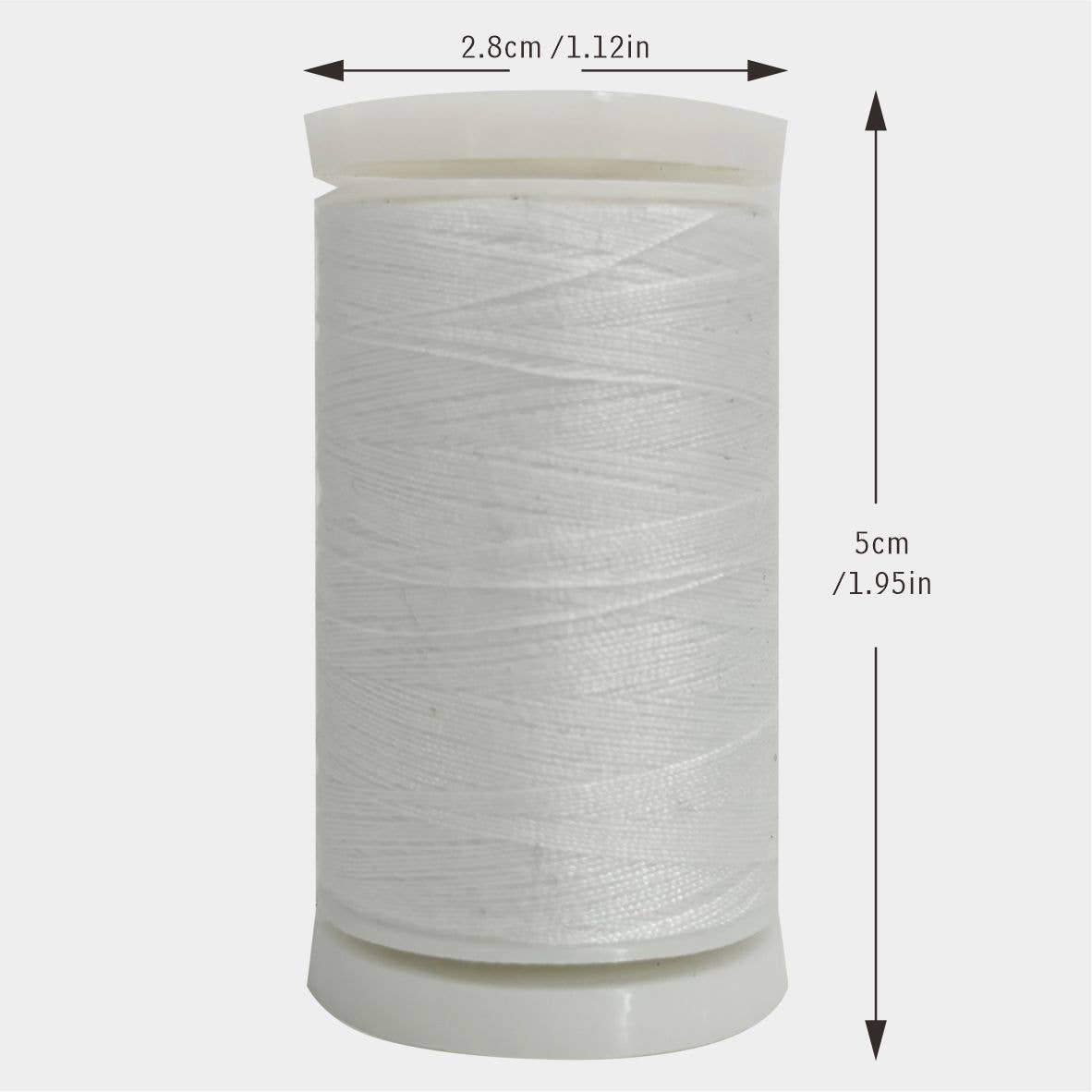 Darnn Polyester Sewing Thread White, All Purpose Thread