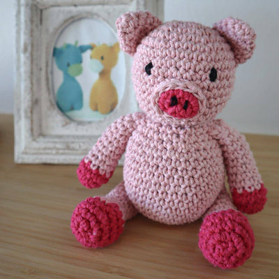 DIY Crochet Kit Piglet Maggie