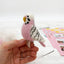 Pink Budgie Needle Felting Kit