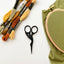 Embroidery stork scissors, small bird scissors