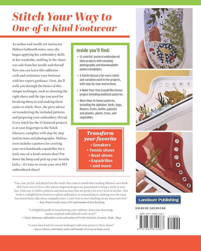 DIY Embroidered Shoes - Techniques, Designs, and Templates