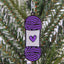 Purple Yarn Skein Ornament