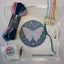 Lunar Moth — Modern Needlepoint Kit (Small Design)