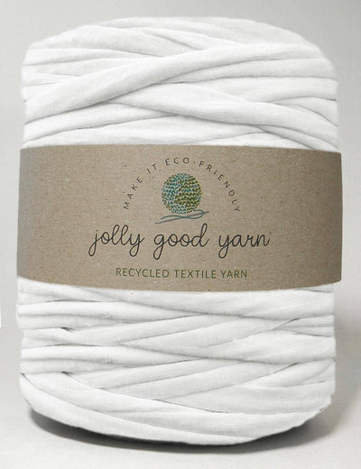 White t-shirt yarn by Jolly Good Yarn (100-120m)