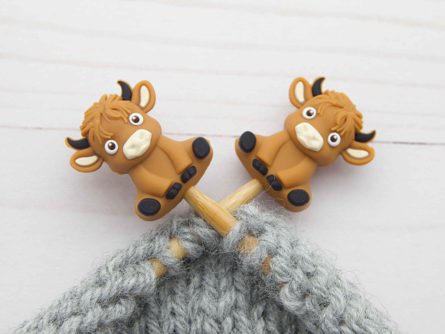 Little Highland Cow Stitch Stoppers