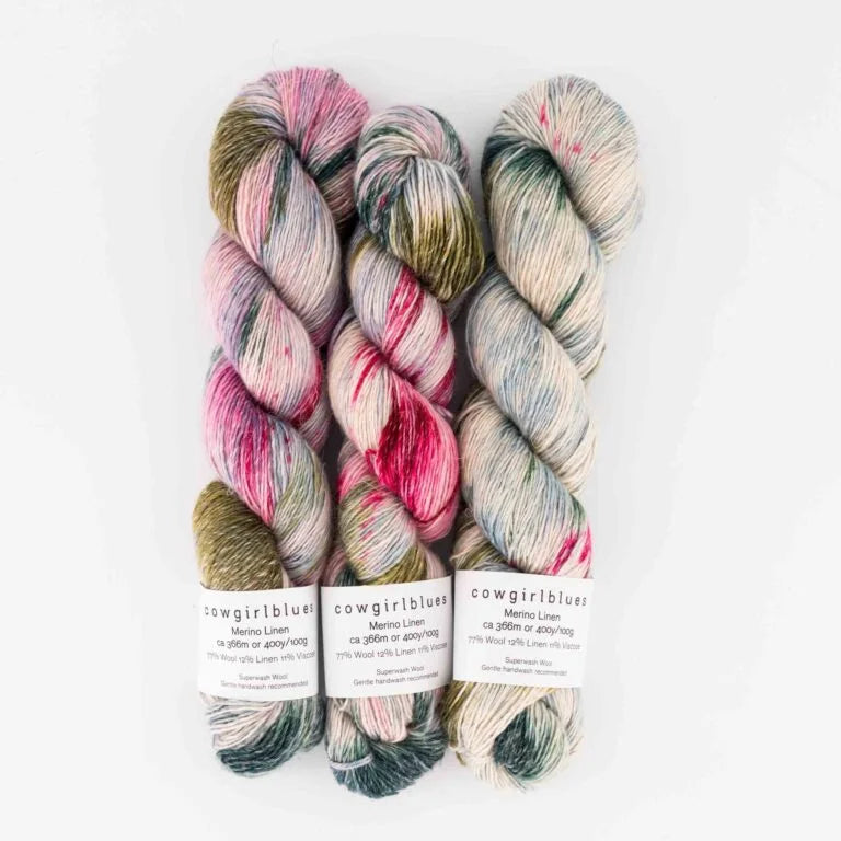 Merino Linen Fingering Weight by cowgirlblues
