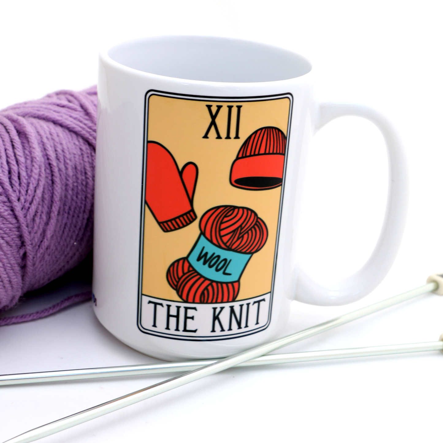 The Knit Tarot Card 15oz Mug