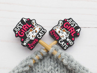 Just A Girl Who Loves Cats | Stitch Stoppers Point Protector