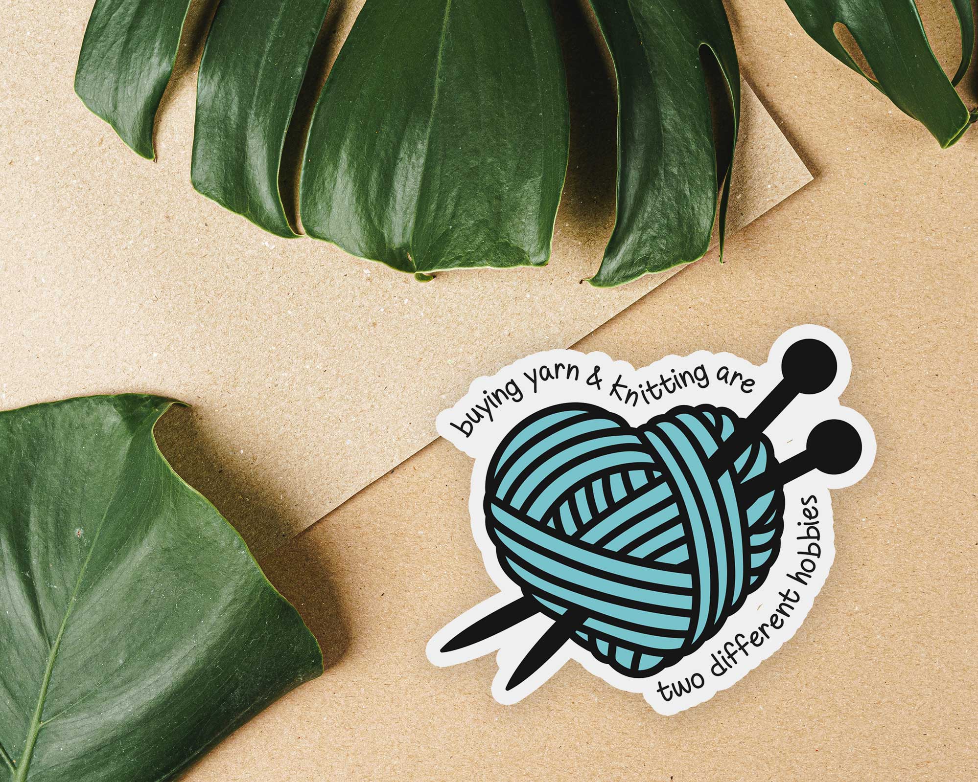 Sticker | Yarn Joke | Knitting | Funny | Shop Decals – Weave & Wander ...