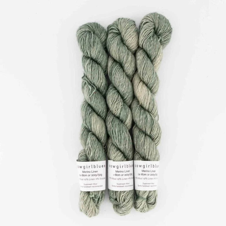 Merino Linen Fingering Weight by cowgirlblues