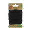 Darnn Black Elastic (20mm x 4meters),Stretchable Flat Band