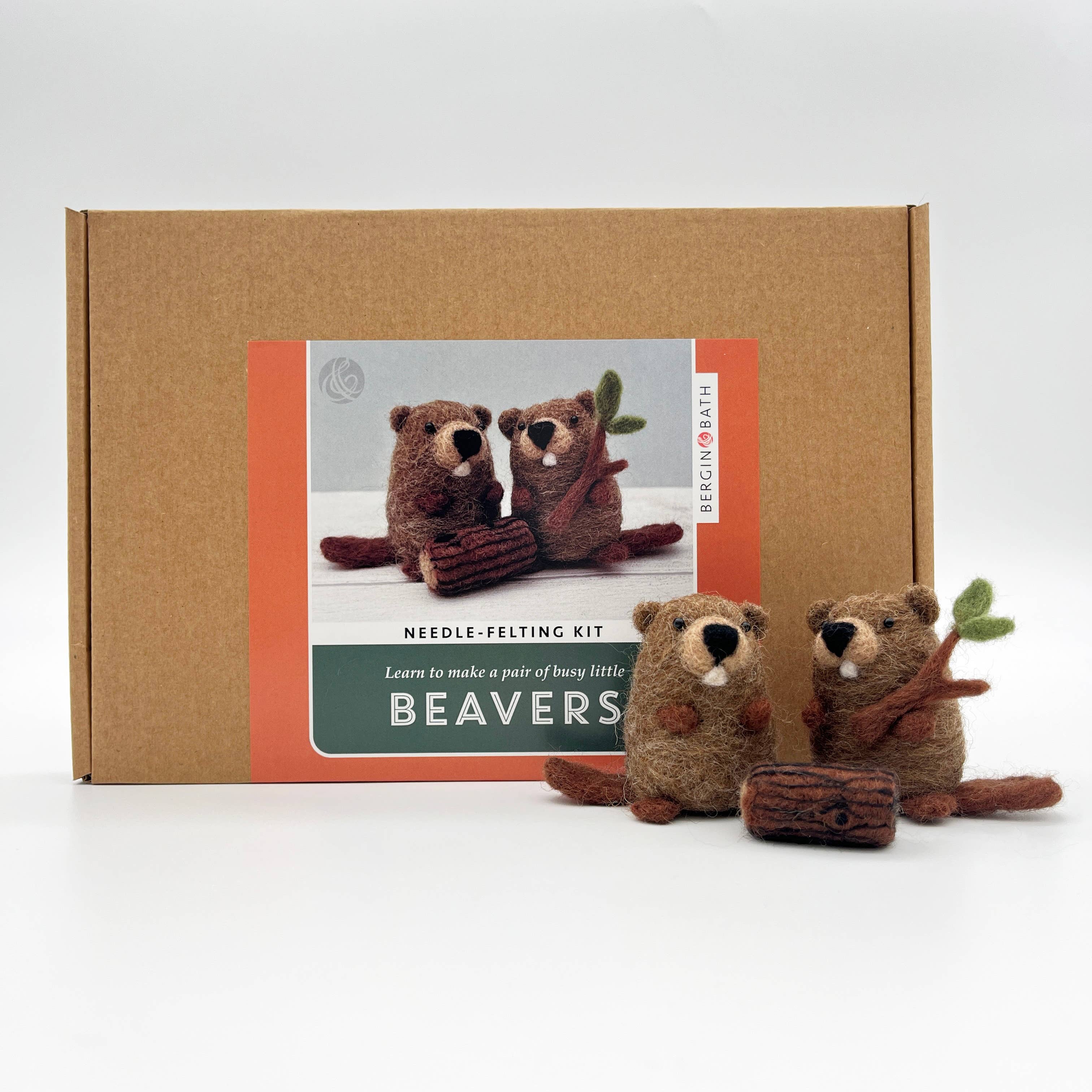 DIY Needle Felt Beaver Kit ☆ Ethically Sourced Wool – Weave