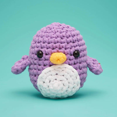 Woobles Purple Penguin Beginner Crochet Kit