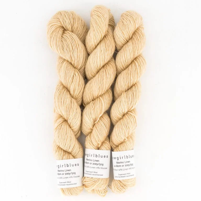 Merino Linen Fingering Weight by cowgirlblues