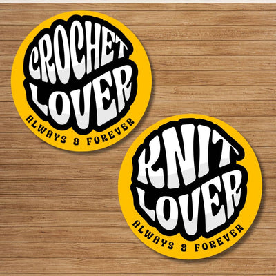 Crochet and Knit Lover Stickers