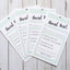 Set of 10, 25 or 50 Knit Stockinette Stitch Instruction Tags