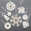 Macramé kit - Christmas Snowflake Decorations