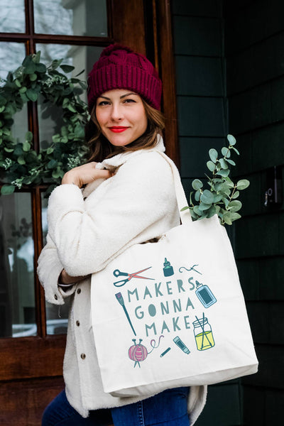 Makers Gonna Make - Colorful Tote Bags