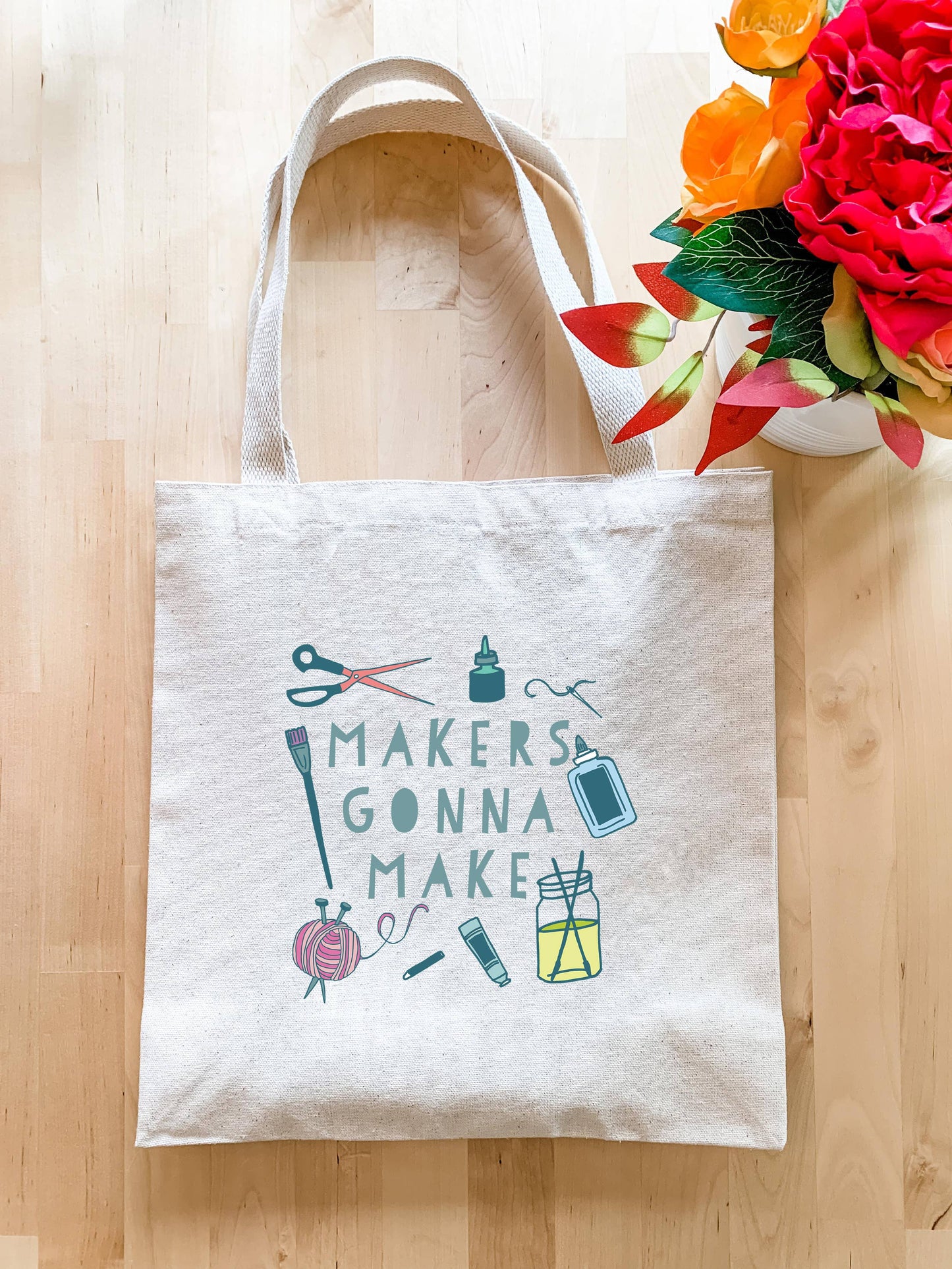Makers Gonna Make - Colorful Tote Bags