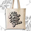 All You Need Is Yarn Recycled Canvas Tote Bag, Custom