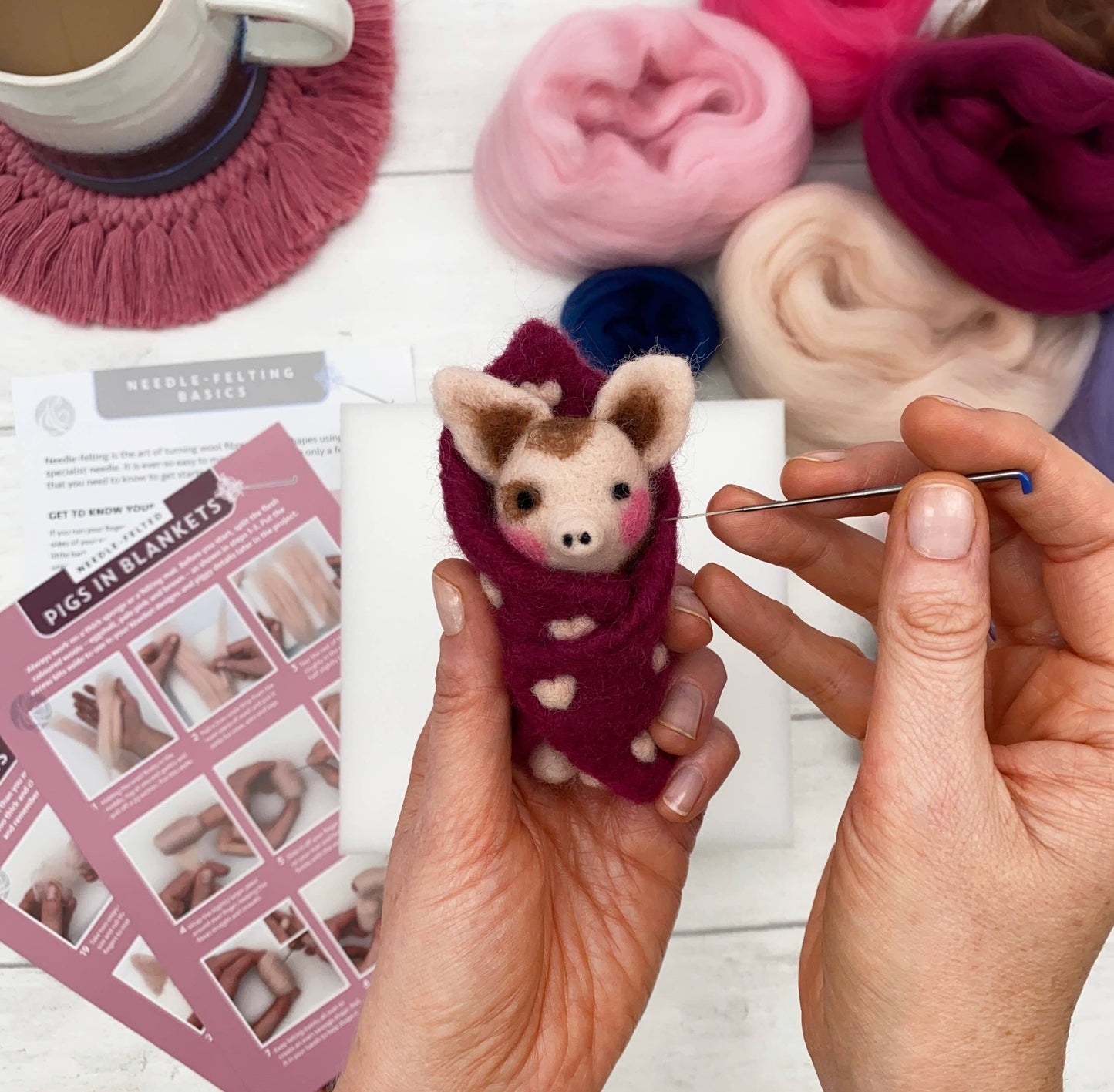 Pigs in Blankets Needle Felting Kit