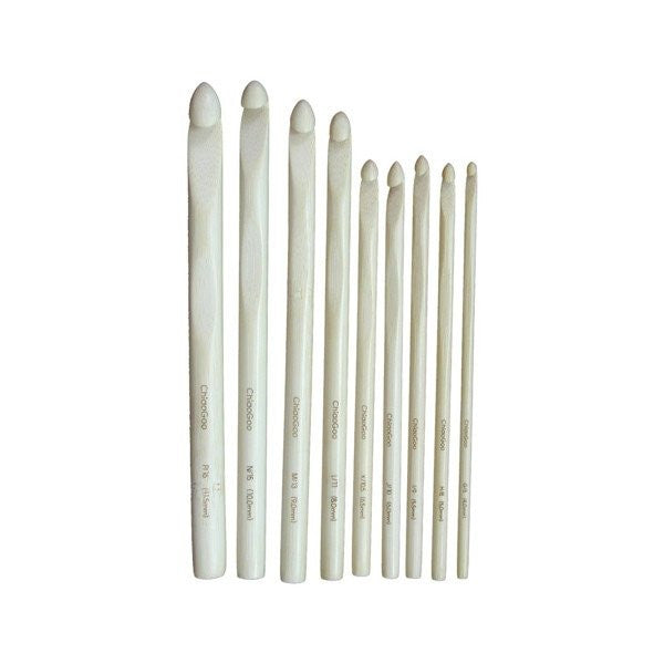 ChiaoGoo - Natural Bamboo - 6" Crochet Hook