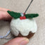 Needle Felting Kit Christmas Puddings - Make TWO decorations