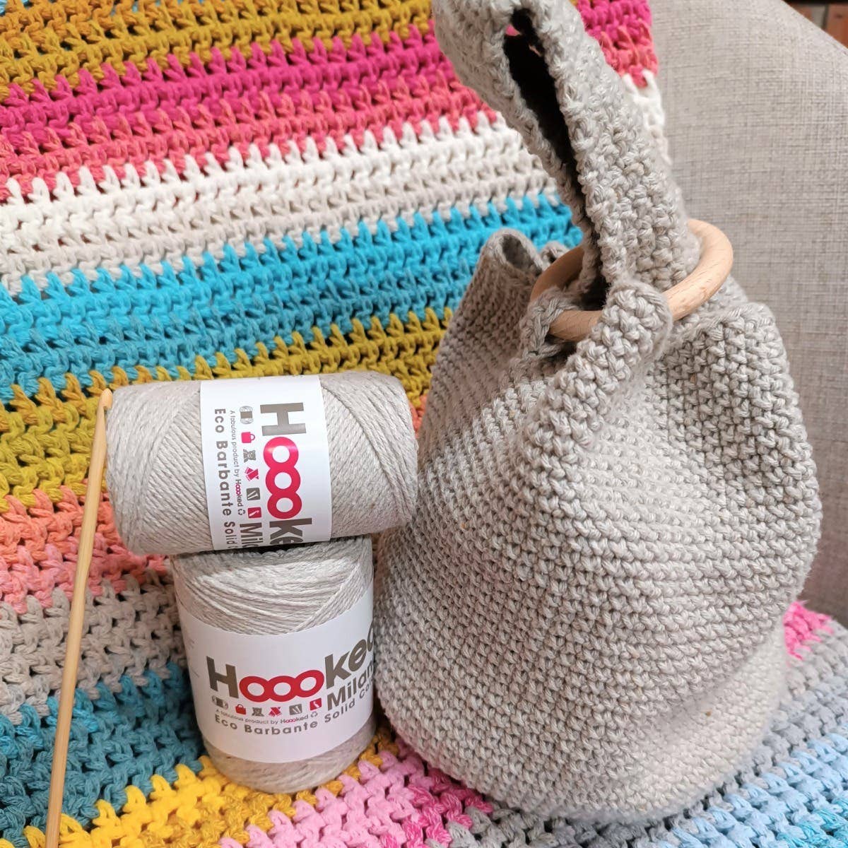 DIY Crochet Kit Japanese Knot Bag
