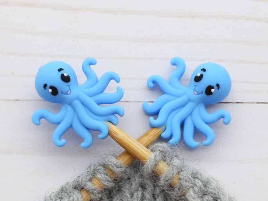 Blue Octopus Stitch Stoppers
