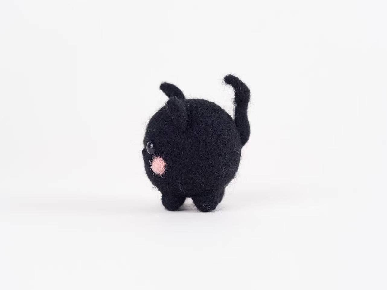 Shadow the Black Cat ✧ Needle Felting Kit