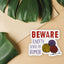 Beware: Knotty Sense of Humor Sticker