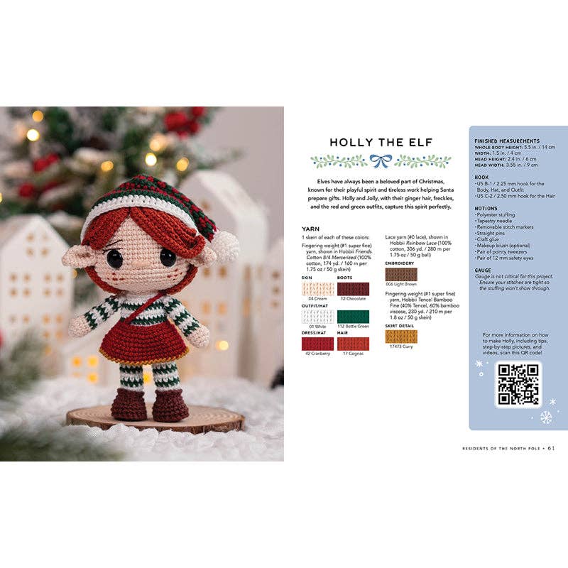 Crochet Amigurumi for the Holidays by Bianca Santos