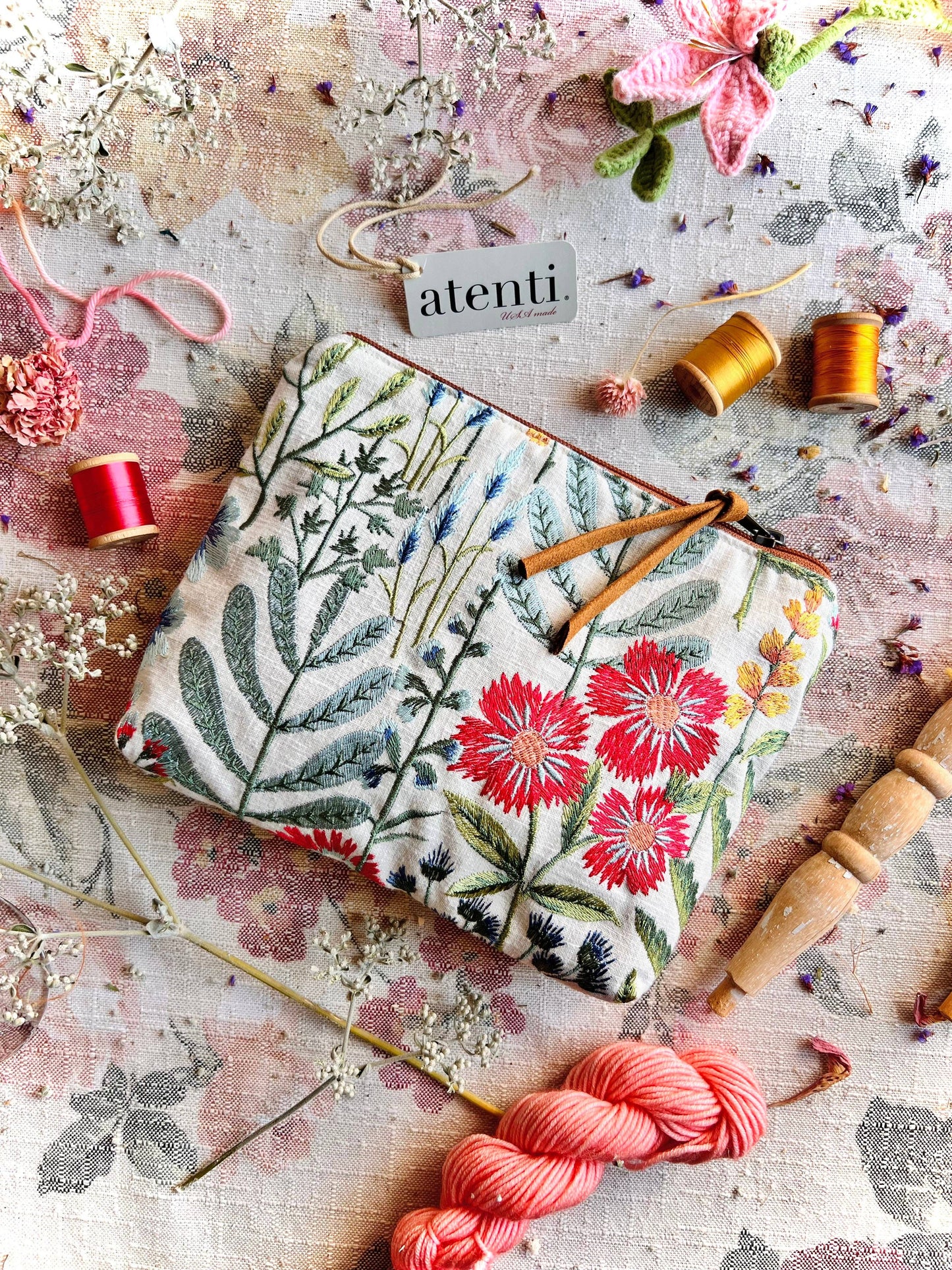 Wildflower Accessories Pouch