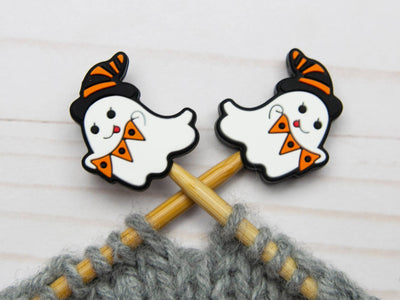 Festive Ghost | Stitch Stoppers Point Protectors Yarn Knit