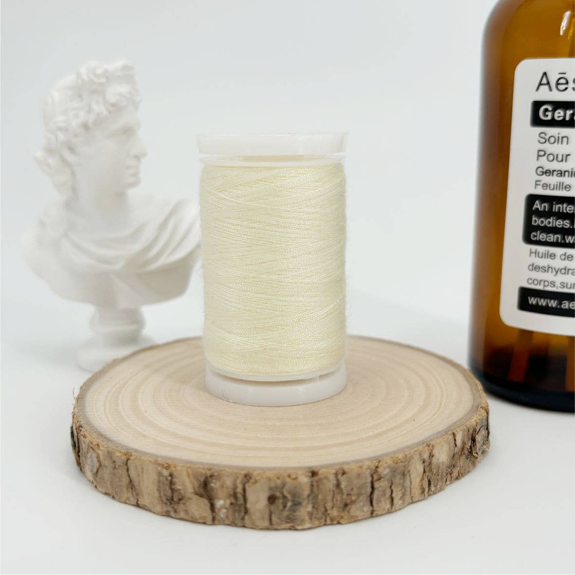 Darnn Polyester Sewing Thread Cream, Embroidery Thread