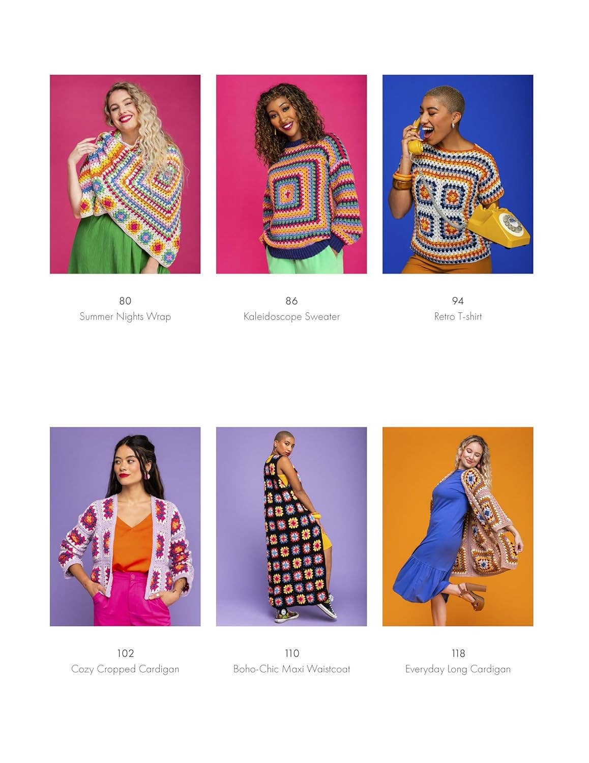 Granny Square Chic - Crochet Your Own Clothes & Accessories