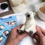 Needle Felting Kit - Polar Bear - make your own polar bear.