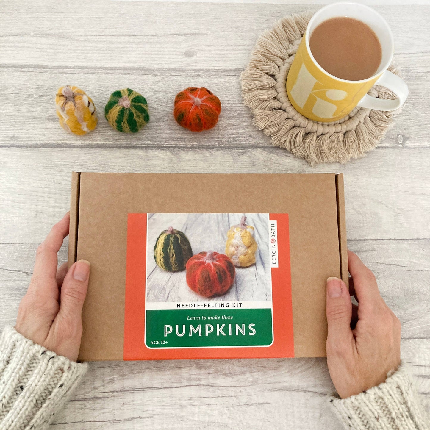 Needle Felting Kit - Pumpkins - Halloween Crafts