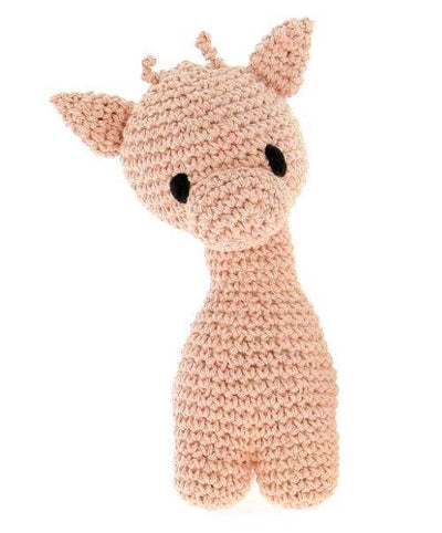 DIY Crochet Kit Giraffe Ziggy Eco Barbante Apricot