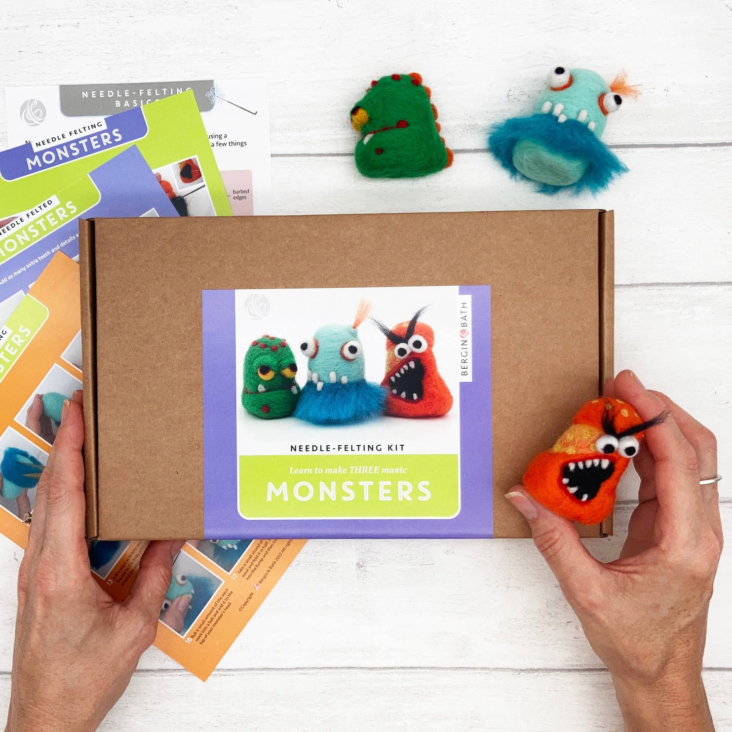 felted monsters DIY Monsters Felt Kit ☆ Sustainable Crafts in Seal Beach – Weave & Wander Yarn Shop