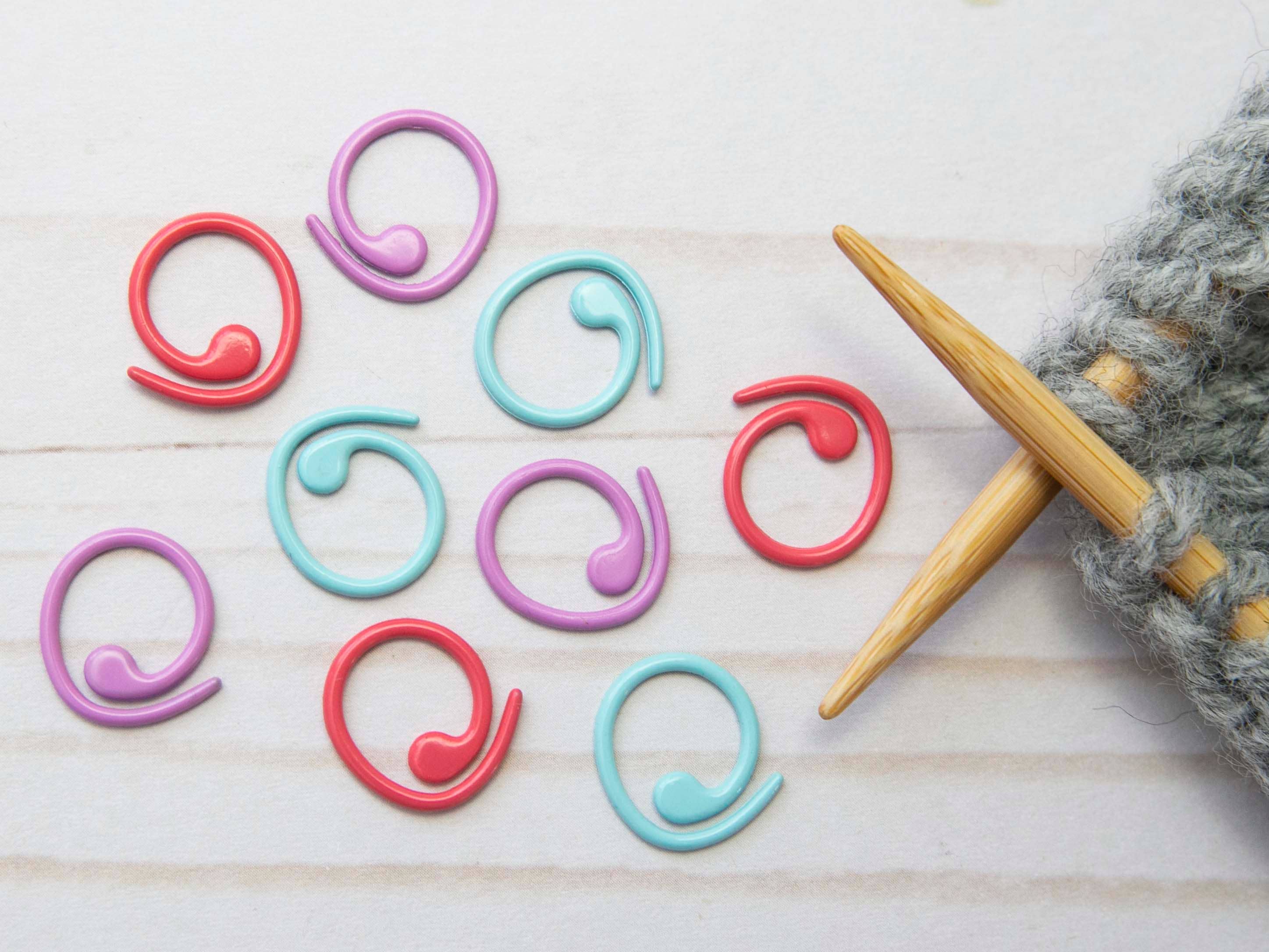 Colorful Round Split Ring | Stitch Markers Knitting Notions – Weave ...