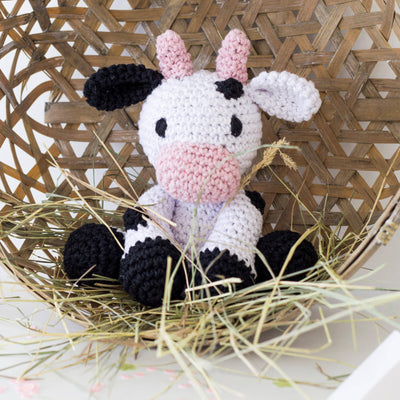 DIY Crochet Kit Cow Kirby