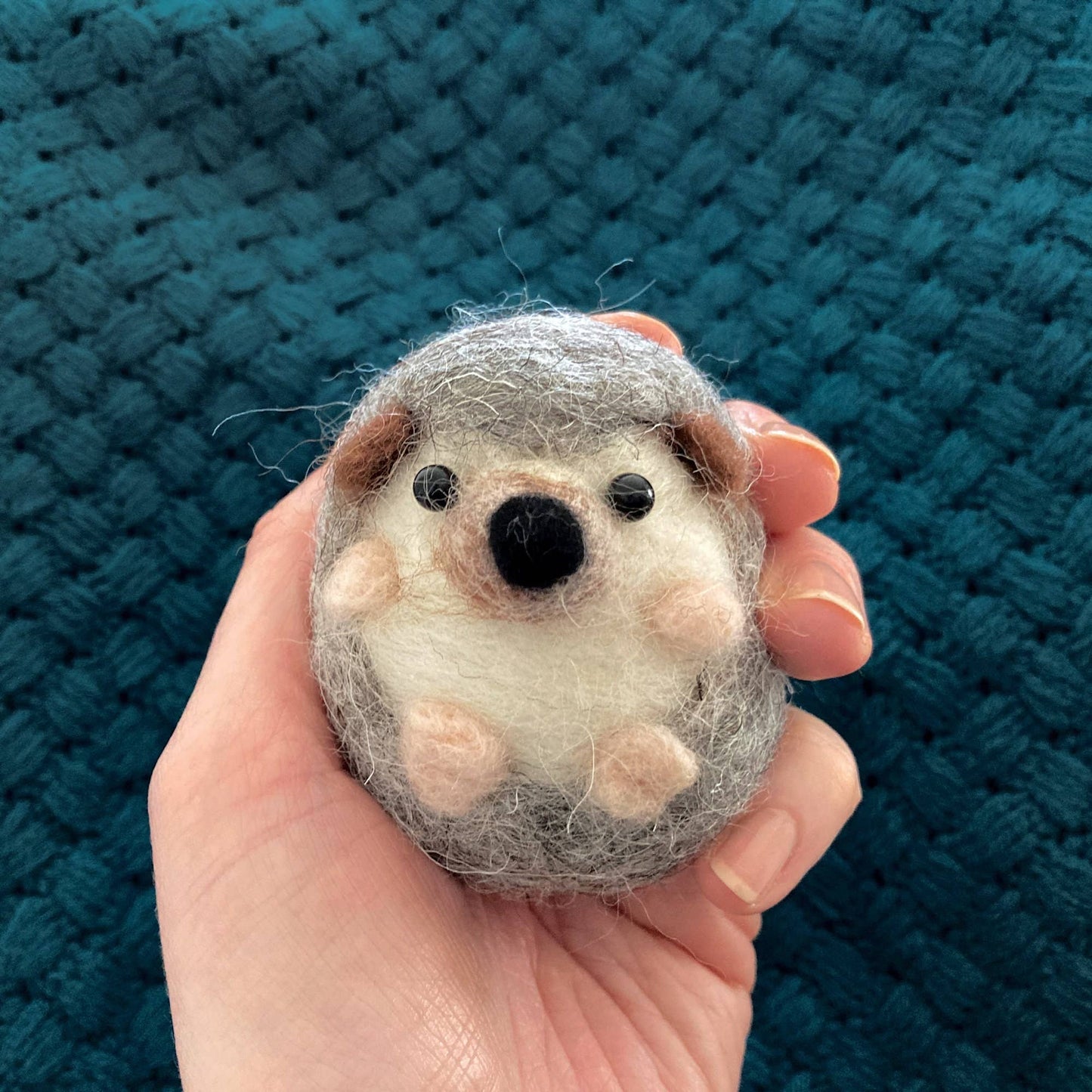 Needle Felting Kit, Hedgehog, Beginners, Creative Gift Idea