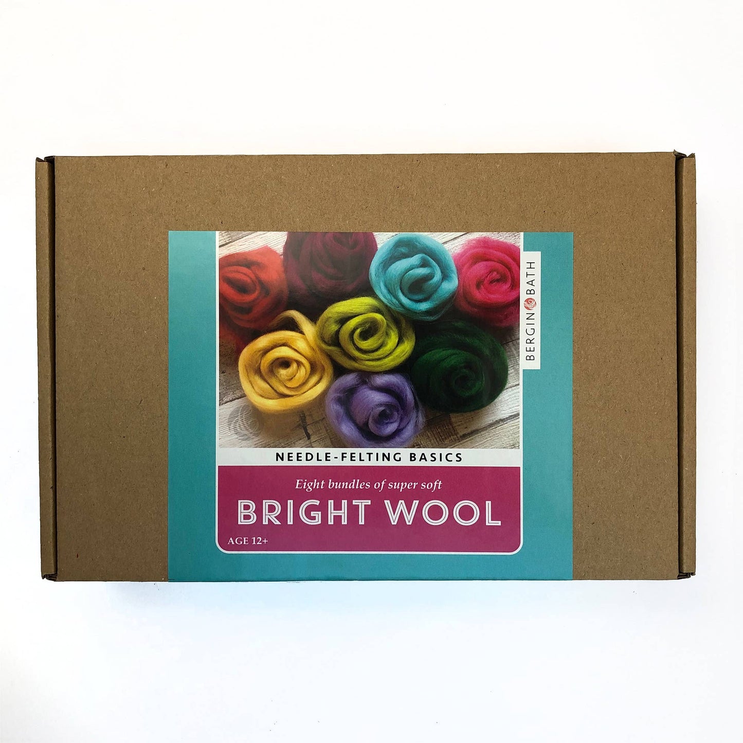 Rainbow Rose Needle Felting Kit