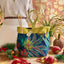 Premium Knitting and Crochet Organizer and Project Bag - Blue Floral