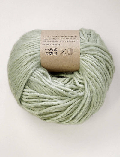 Littleham Sage recycled plastic yarn (100g)