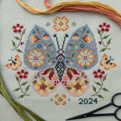 Floral Butterfly - Cross Stitch Kit