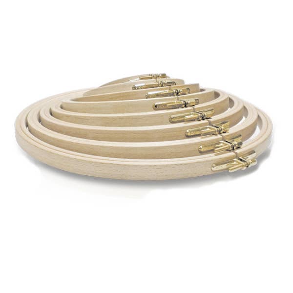 Nurge 8mm (6/16") Beech Screwed Embroidery Hoop